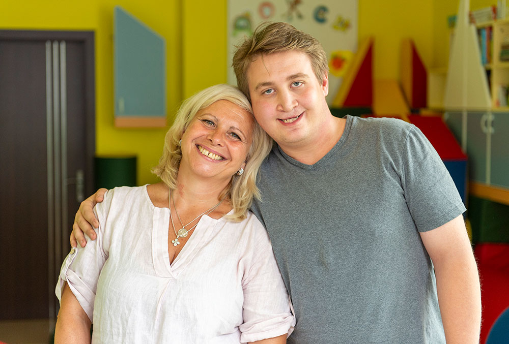 Yordanka with her son Dani